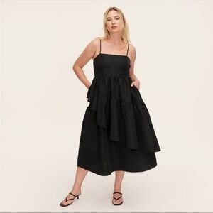 Kate Spade X Target Black Tiered Dress